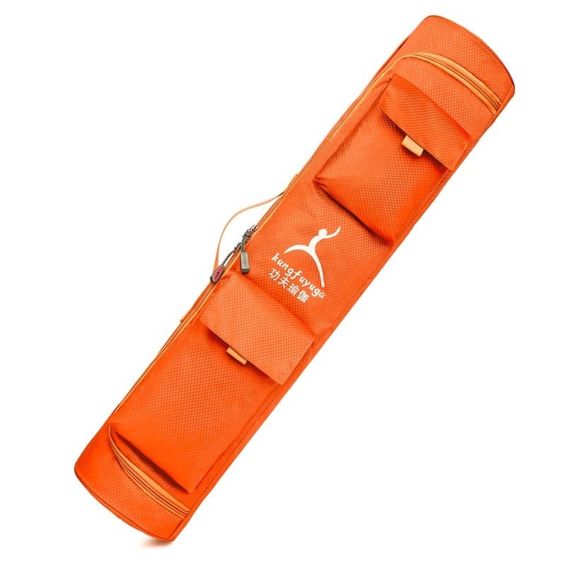 Sac Yoga multi-poche à fermeture Éclair d'arc Orange