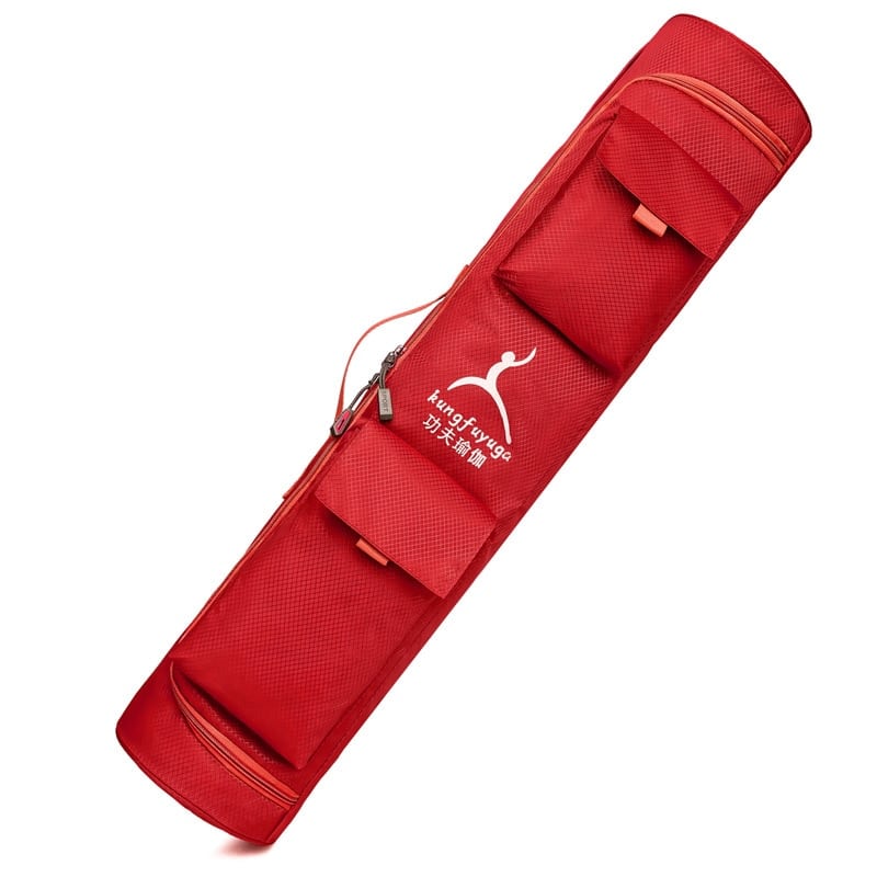 Sac Yoga multi-poche à fermeture Éclair d'arc Rouge