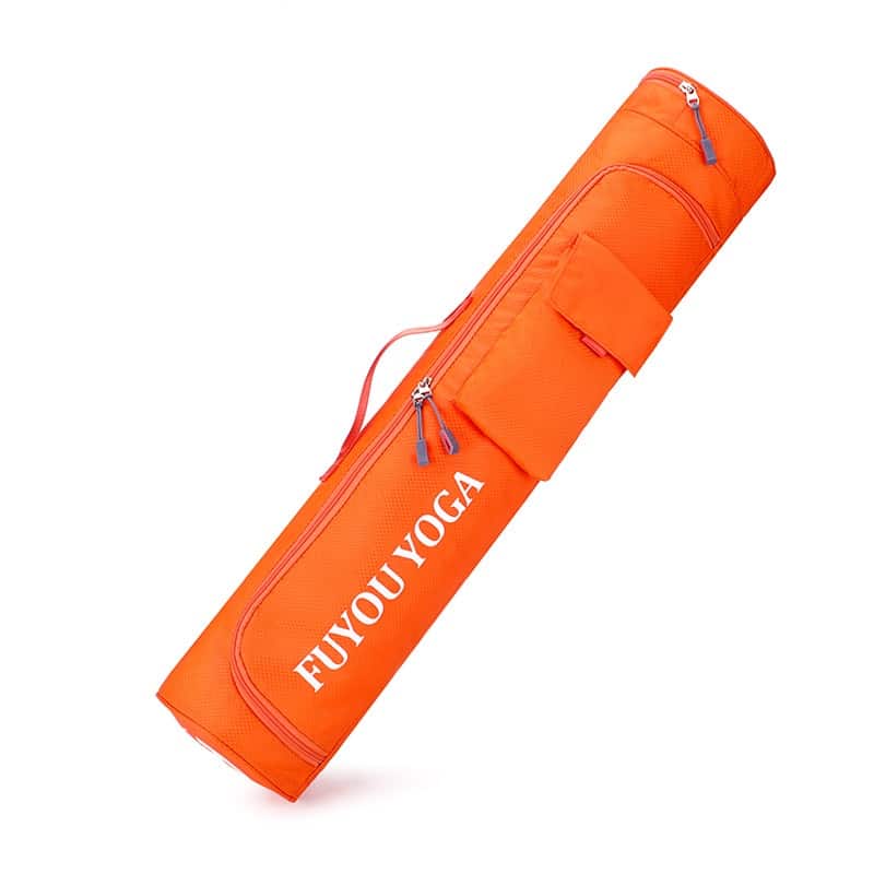 Sac de yoga multifonctionnelle pour tapis de gymnastique Orange